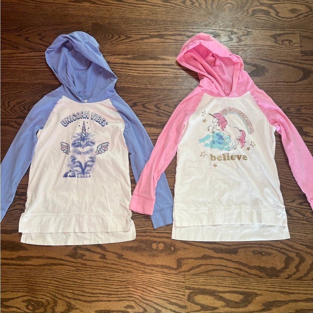 Size 10 unicorn long sleeved shirts